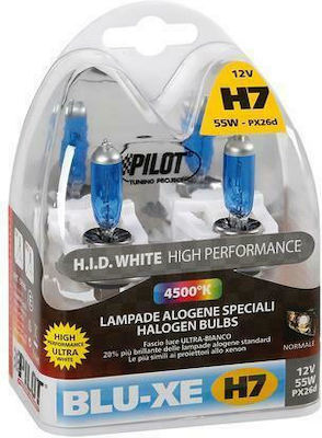 Lampa Lămpi Autoturismului Xenon-Blue H7 Halogen 4500K Alb natural 12V 55W 2buc