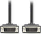 Nedis 3m DVI-D male to DVI-D male Cable Black (CCGP32000BK30)