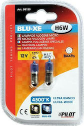 Lampa Blu-Xe Lamps H6W-BAX9s Halogen Natural White 2pcs