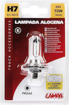 Lampa Λάμπα Αυτοκινήτου Halogen H7 Αλογόνου 24V 70W 1τμχ