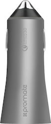 Promate Robust-QC3 Car Charger with Ports 2xUSB-A