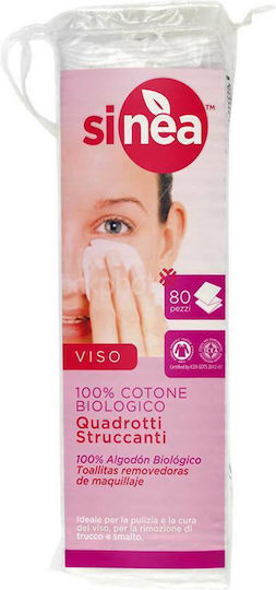 Fior Di Loto Organic Cotton Pads for Makeup Removal 80pcs