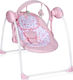 Lorelli Electric Baby Relax Swing Portofino with Music Pink for Child up to 9kg