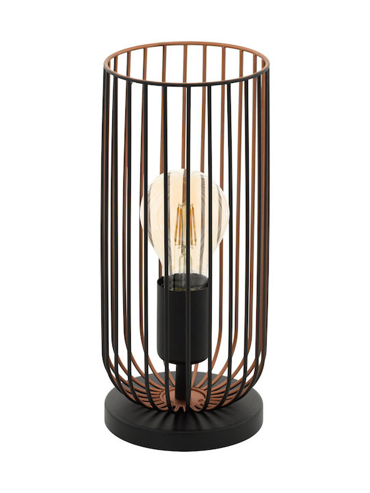 Eglo Roccamena Metal Table Lamp for Socket E27 with Black Base