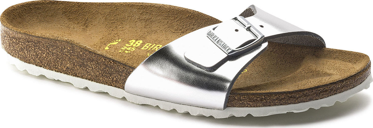silver birkenstocks madrid