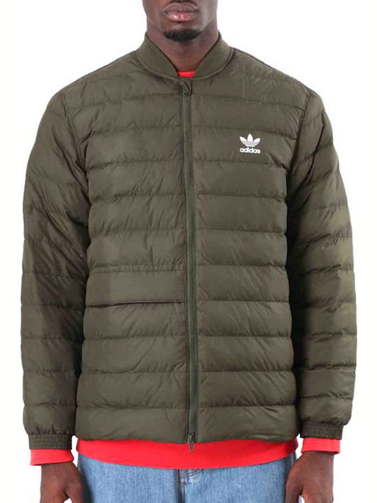 Adidas SST Outdoor Herren Jacke Puffer Grün