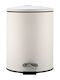 Bathroom Trash Can Classic Soft Close 5L Matte White