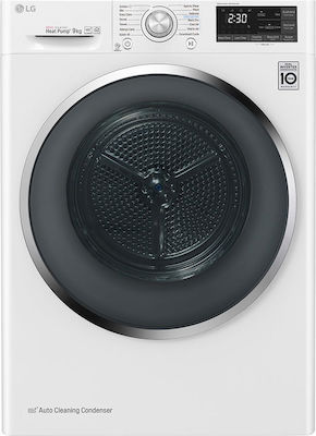 LG RC90U2AV2W Tumble Dryer 9kg A+++ with Heat Pump