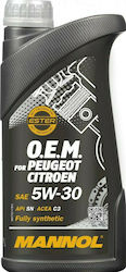 Mannol 7703 O.E.M. Синтетично Масло 5W-30 Mannol 7703 O.E.M. Синтетично Масло 5W-30