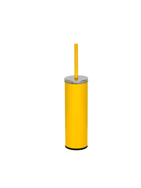 Pam & Co Metallic Toilet Brush Yellow