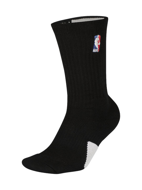 Jordan NBA Μπασκετικές Κάλτσες Μαύρες 1 Ζεύγος