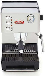 Lelit Macchine Caffè Anna PL41EM Espressomaschine 1000W Druck 15bar Silber