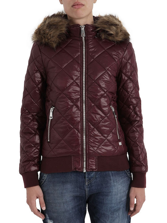 Biston Μπουφάν Puffer Μπορντό