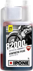 Ipone R2000 RS Synthetic Plus 2T Synthetic Motorcycle Oil for Two-Stroke Engines 1lt