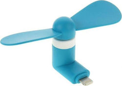 Remax Refon Mini Fan F10 Ventilator Portabil Fulgerul Albastru