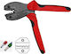 Adeleq Crimping Pliers with Ratchet Mechanism with Ratchets 0.5-6mm