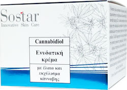 Sostar Cannabidiol 24ωρη Κρέμα Προσώπου για Ενυδάτωση με Aloe Vera & Κάνναβη 50ml