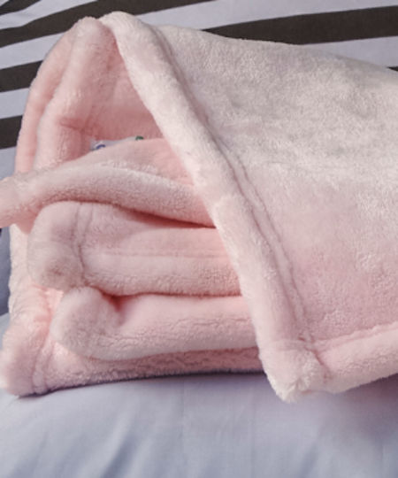 Kentia Decke Vlies Belice 14 Rosa 160x220cm