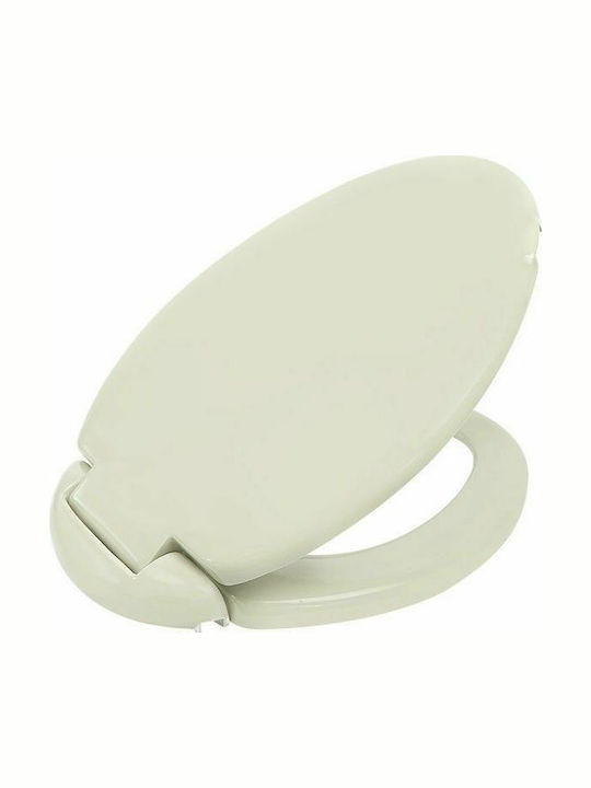 Elvit Capac WC din plastic 43.5-44.5x37cm Cremă