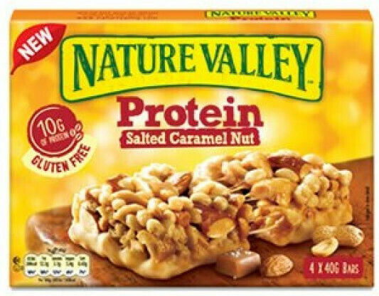 Nature Valley Protein Bars with 20% Protein & Flavor Salted Caramel Nut 4x40gr