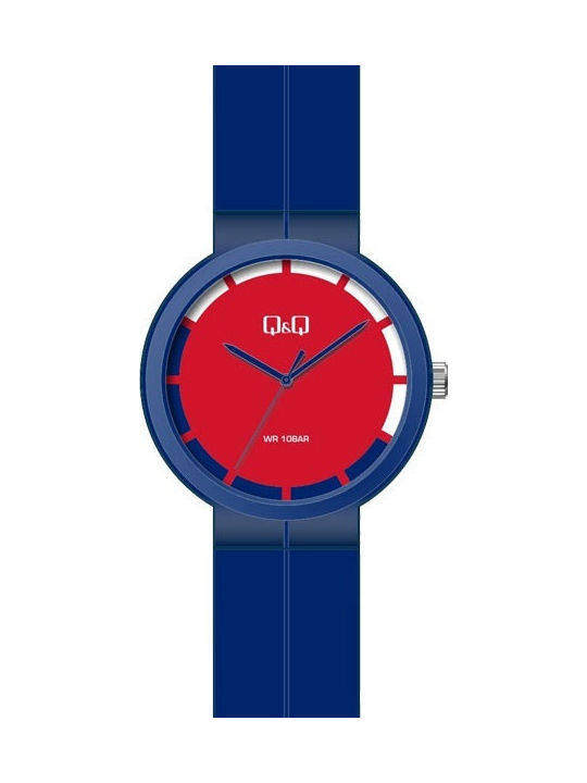 Q&Q Kids Analog Watch with Rubber/Plastic Strap Blue