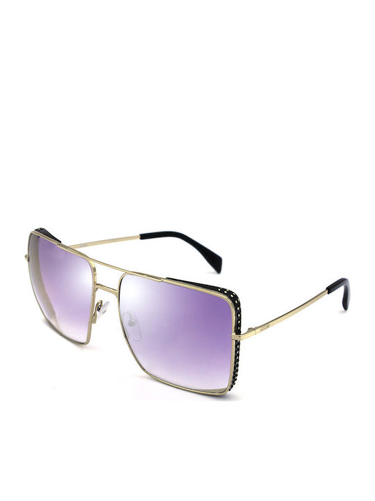 Moschino Women's Sunglasses with Gold Metal Fra...