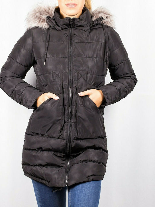 Splendid Яке Puffer Черен