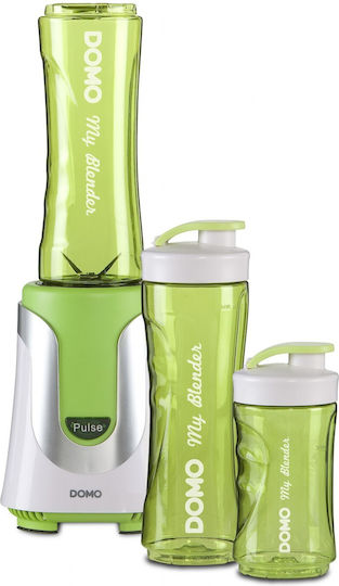 Domo My Blender Πράσινο Μπλέντερ με Πλαστική Κανάτα 600 ml 300W Πράσινο