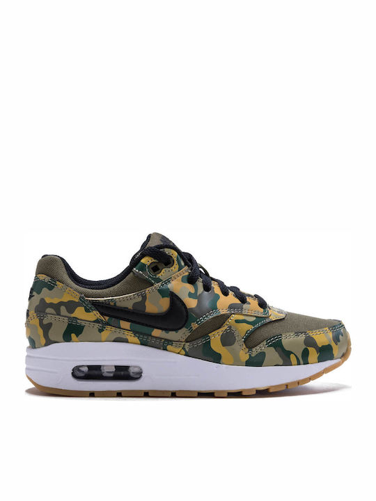 Air Max Air Max 1 Print Kids Sports Shoes Running with Laces Multicolour