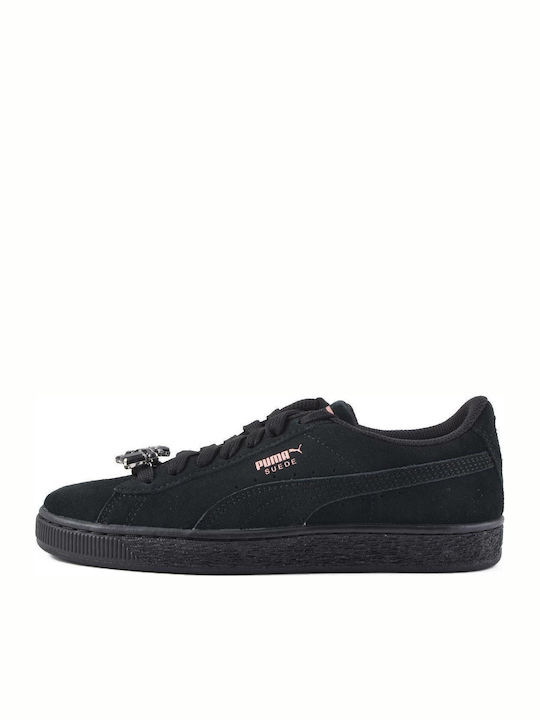 Puma Încălțăminte Sport pentru Copii talpa joasa Suede Jewel Negre