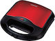 Sencor SSM4221RD Sandwich Maker with Removable Plates for for 2 Sandwiches Sandwiches 700W Red