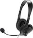 Vivanco Stereo Headset, with Volume Control On Ear Căști Multimedia cu microfon și conexiune Jack de 3,5 mm