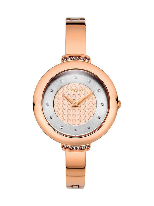 Vogue Caprice II Watch with Pink Gold Metal Bra...