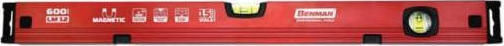 Benman L12 70966 Spirit Level Aluminum 150cm with 3 Eyes