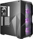 CoolerMaster MasterBox TD500 Gaming Midi Tower Κουτί Υπολογιστή με Πλαϊνό Παράθυρο και RGB Φωτισμό Μαύρο