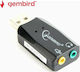 Gembird Virtus Plus External USB 2.0 Sound Card