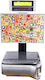 Digi Systems SM-5100BS Ηλεκτρονική Ζυγαριά Λιανικής με Κολώνα και Δυνατότητα Εκτύπωσης Ετικετών με Ικανότητα Ζύγισης 15kg και Ακρίβεια 5gr