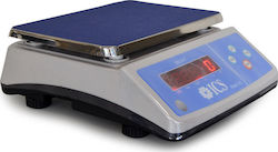 ICS Ηλεκτρονική Επαγγελματική Ζυγαριά W2 με Ικανότητα Ζύγισης 6kg και Υποδιαίρεση 0.2gr