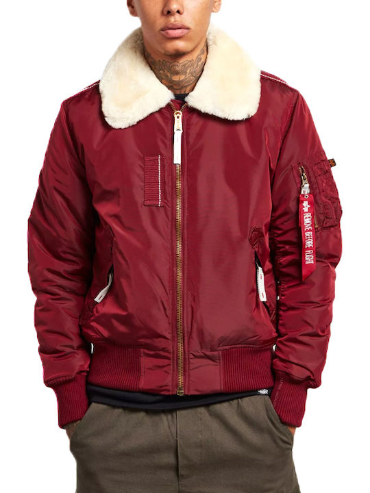 Alpha Industries Injector III Jacke Bomber Burg...