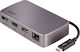Elgato Thunderbolt 3 Mini Dock Thunderbolt 3 Докинг станция с HDMI/DisplayPort 4K Ethernet Сребрист