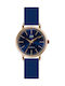 Q&Q Watch with Blue Metal Bracelet QA24J804Y