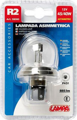 Lampa Lămpi Autoturismului Asymetric R2-P45t 12V 45W 1buc