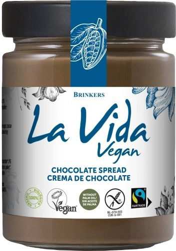 Brinkers Organic Praline tartinabile La Vida Vegan Chocolate Spread 270gr