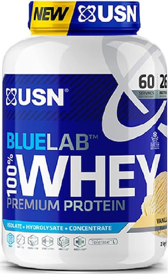 USN BlueLab 100% Whey Premium Protein Whey with Flavor Vanilla 2kg
