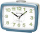 Rhythm Tabletop Clock with Alarm 222-04