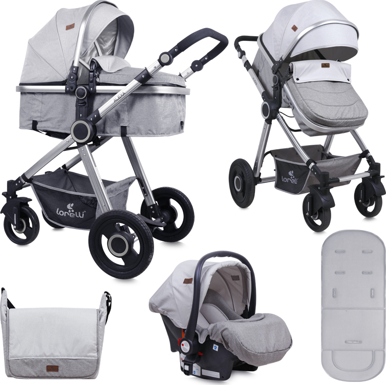 Lorelli Bertoni Alexa Set 3 In 1 Grey Skroutz Gr
