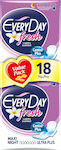 Every Day Fresh Maxi Night Prosoape igienice cu aripi Noapte pentru Debit puternic 7 picături 18buc Ultra Plus