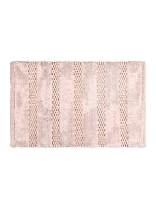 Guy Laroche Badematte Baumwolle Rechteckig Rocco 1127091218031 Old Pink 55x95cm