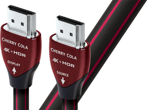 Audioquest Cherry Cola HDMI 2.0 Premium High Speed 4K 60Hz HDR Kabel HDMI-Stecker - HDMI-Stecker 15m Rotes