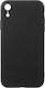 Senso Soft Touch Silicone Back Cover Black (iPh...